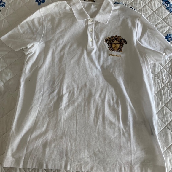 Versace Medusa Pique Polo: NWOT - Picture 5 of 12